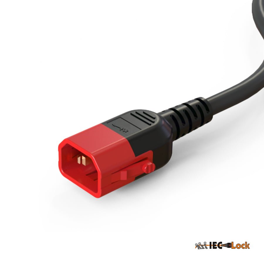 IEC LOCK+ Locking C14 Connector - EDP Europe